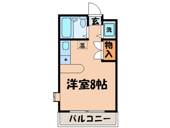 シャトーレ三栄３の物件間取画像